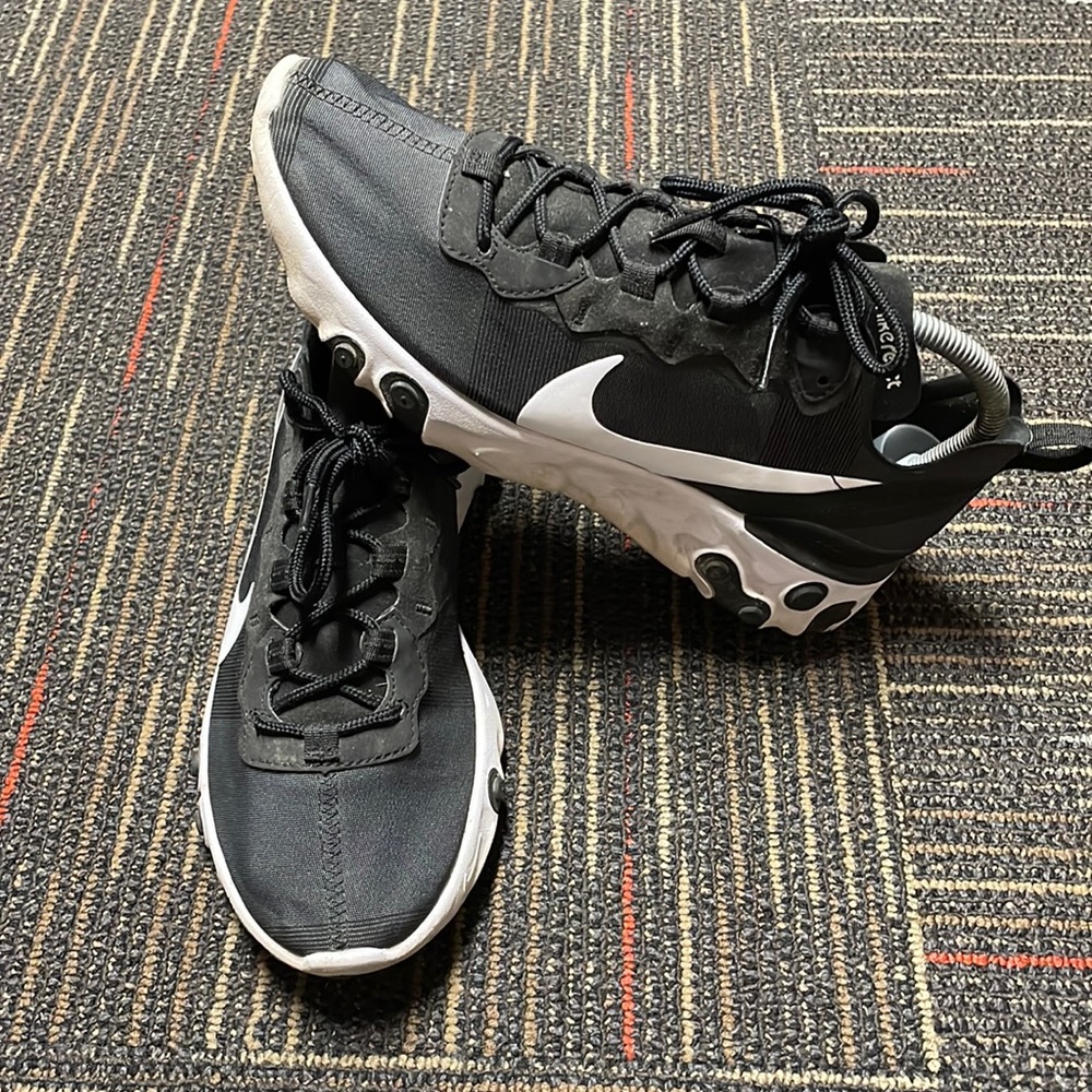 Nike React Element 55 Black White